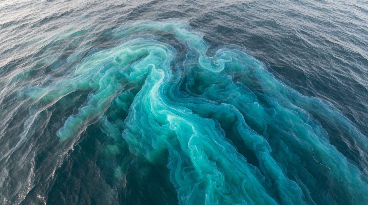 Plankton blooms happen in spring