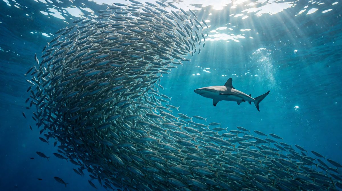 Marine ecosystems form pyramids of energy