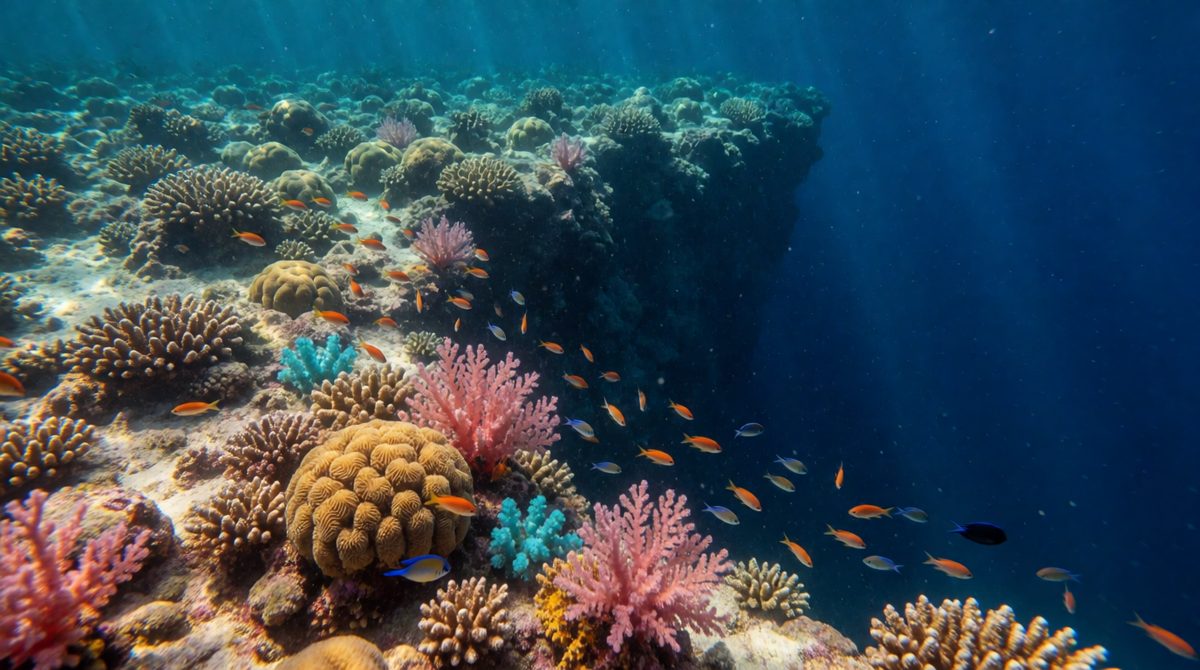 The ocean has many different ecosystems