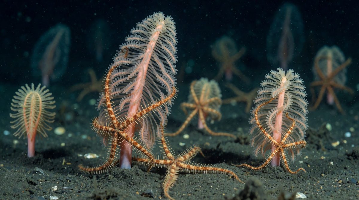 The benthic zone is the ocean floor