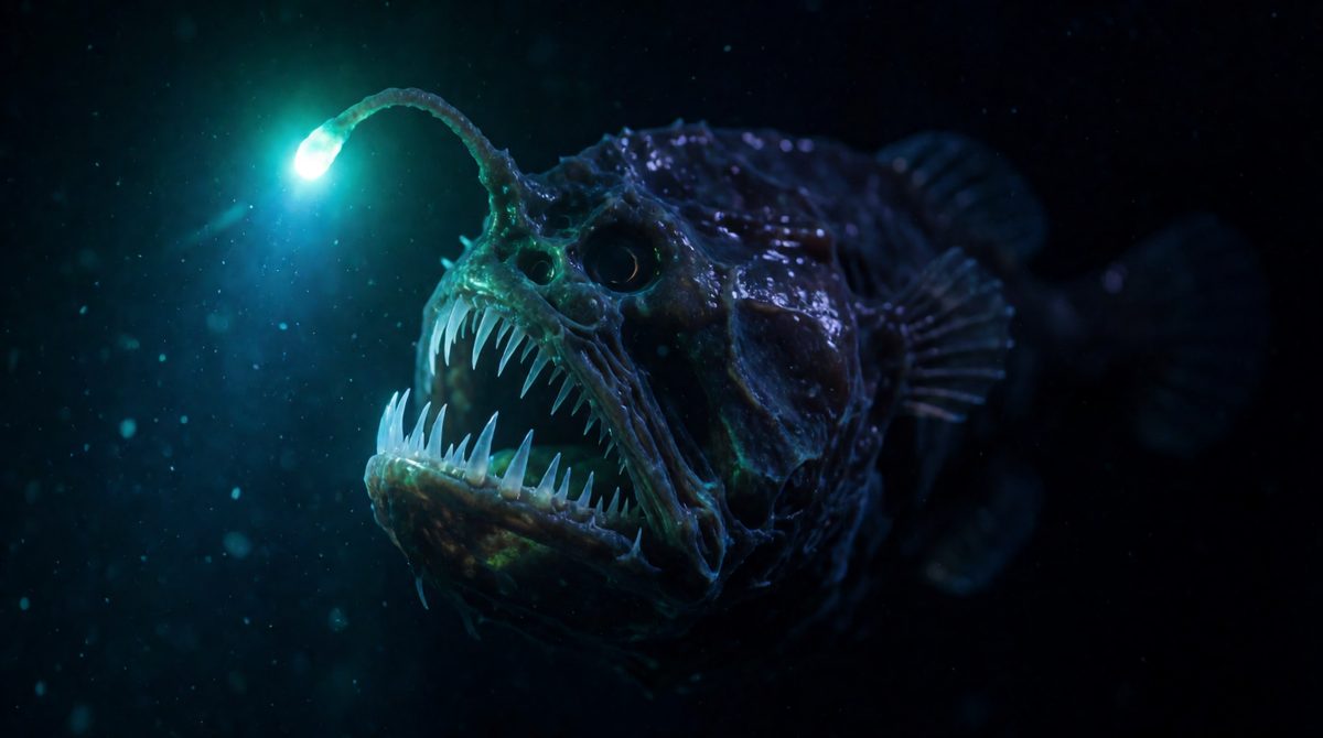 Midnight zone animals have strange adaptations