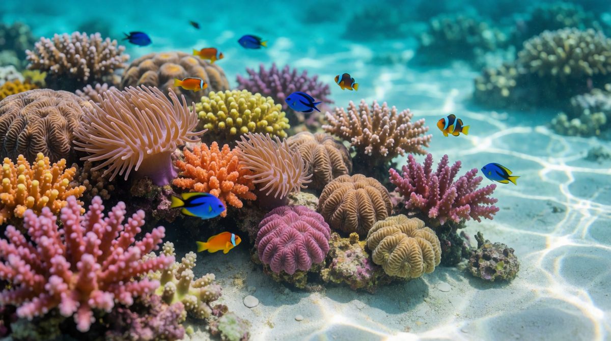 Corals need warm, clear, shallow water