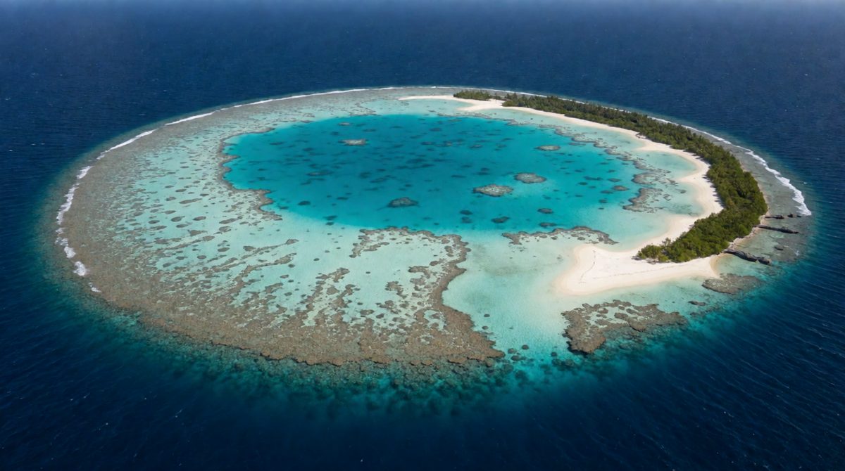 Darwin explained how atolls form