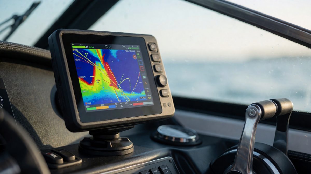 Sonar helps fishermen find fish
