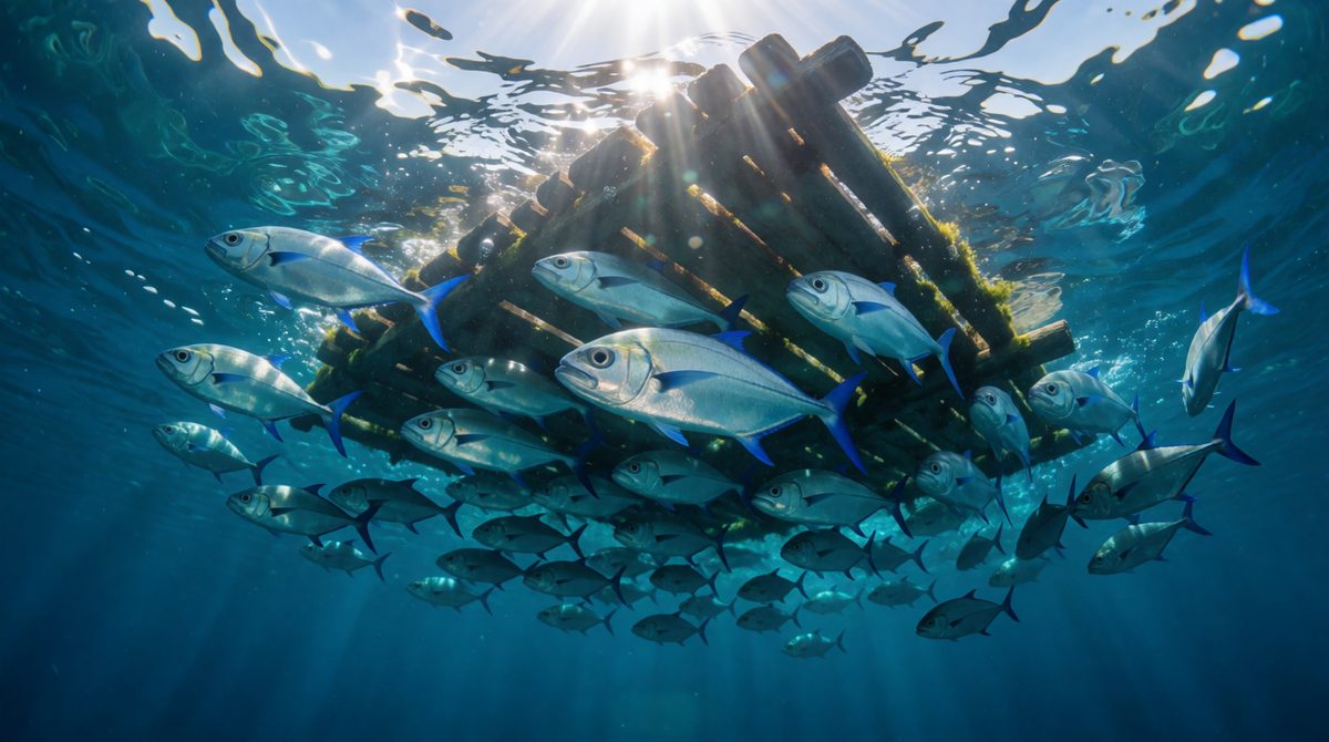 FADs attract tuna and other fish