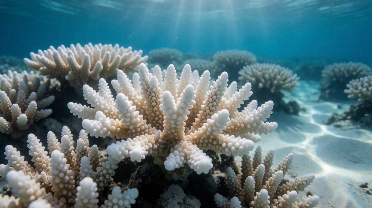Ocean acidification harms corals and shellfish