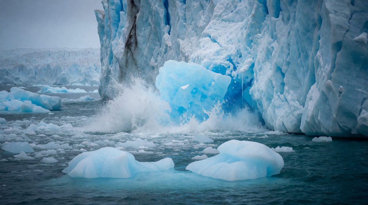 Melting land ice raises sea levels