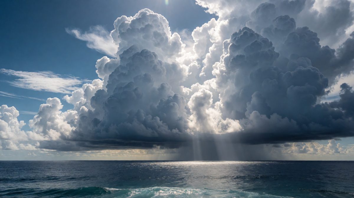 Clouds form as water vapour condenses