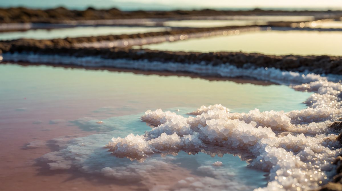 Seawater is a mixture of water and dissolved salts