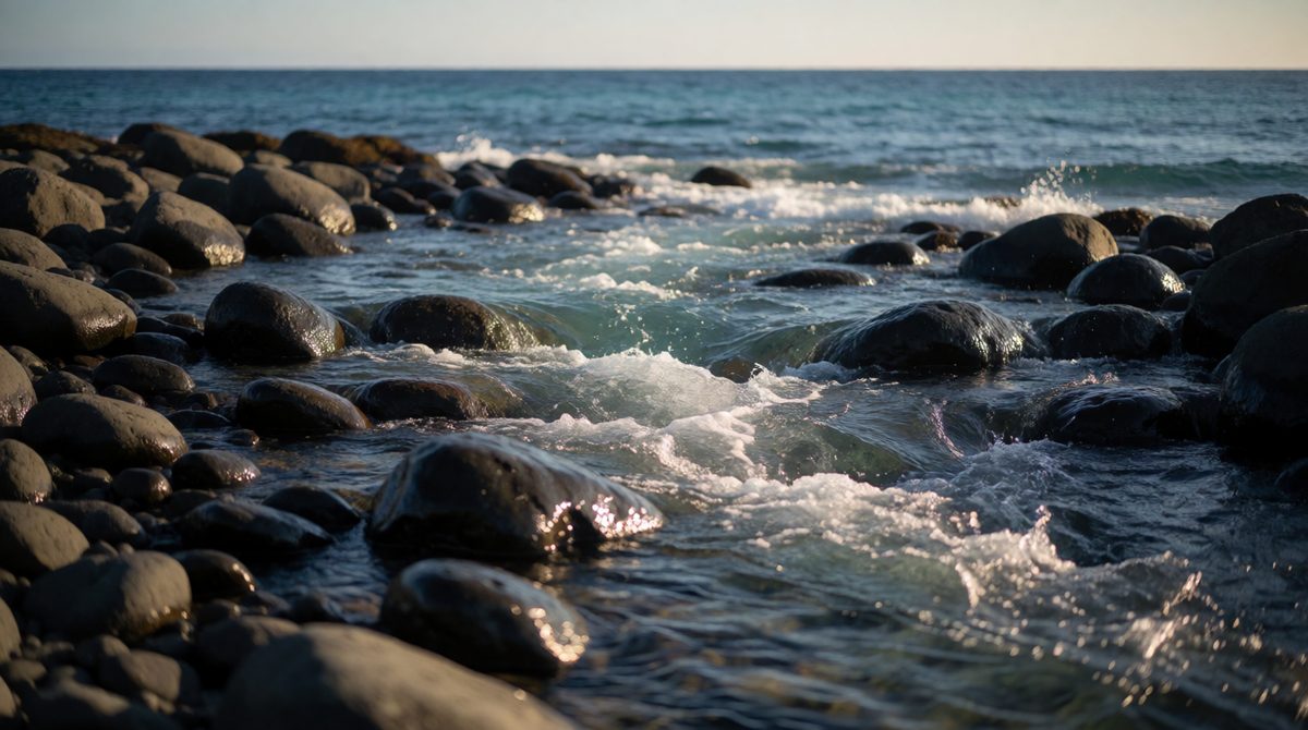 Rivers carry dissolved salts into the sea