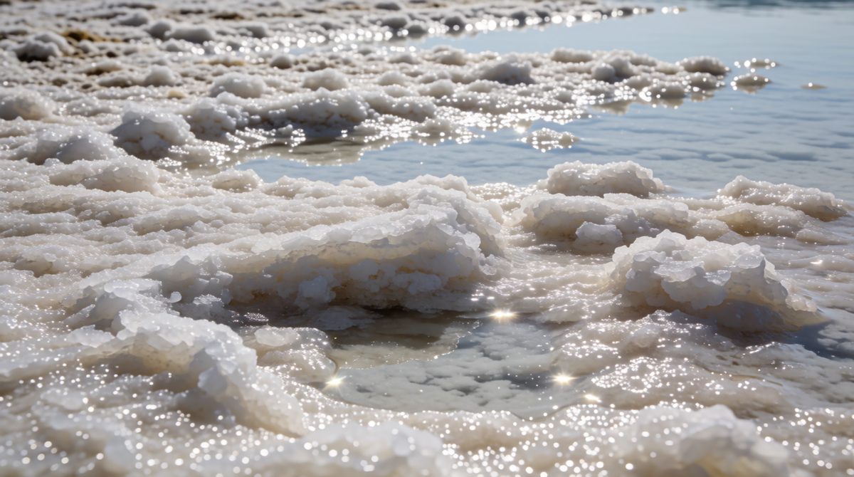 The Dead Sea is so salty you float easily