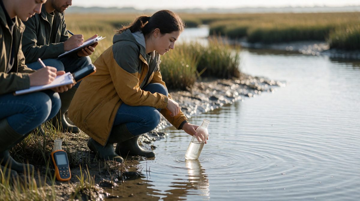 Measuring salinity in the field