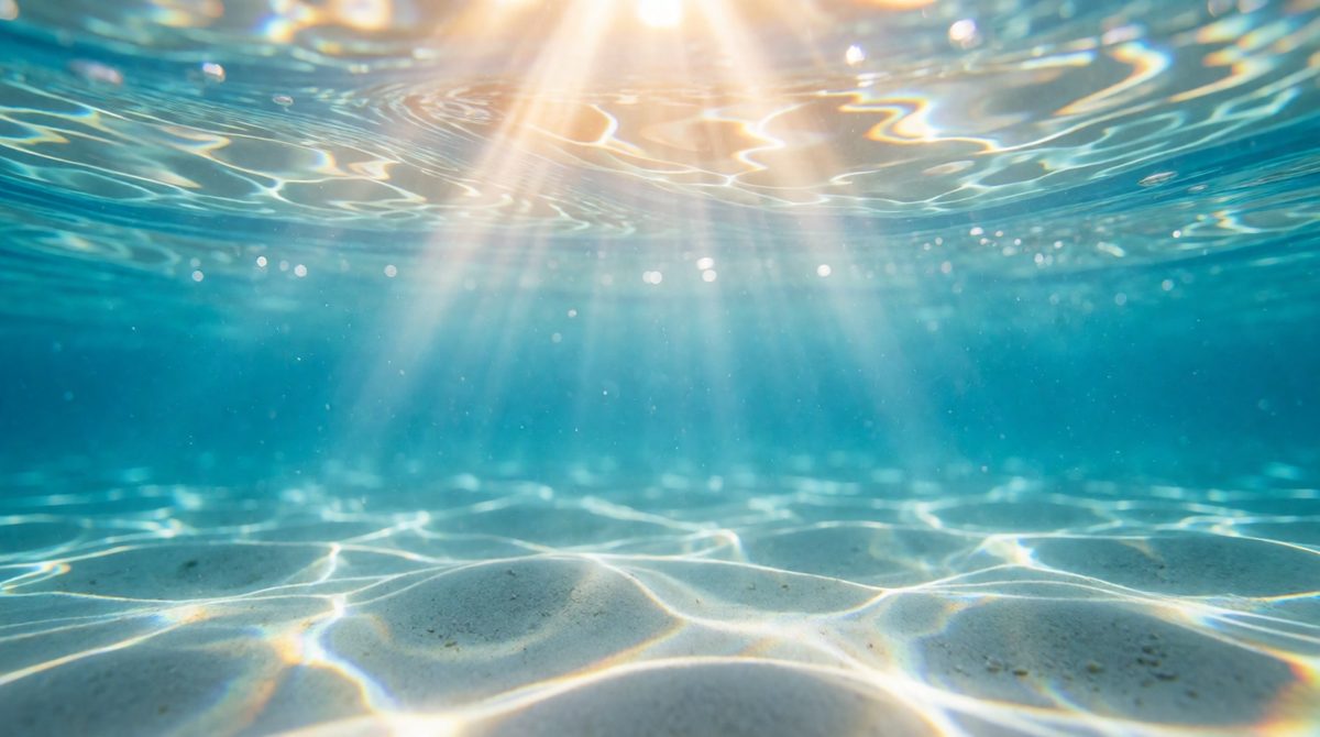 Oxygen levels vary through the ocean