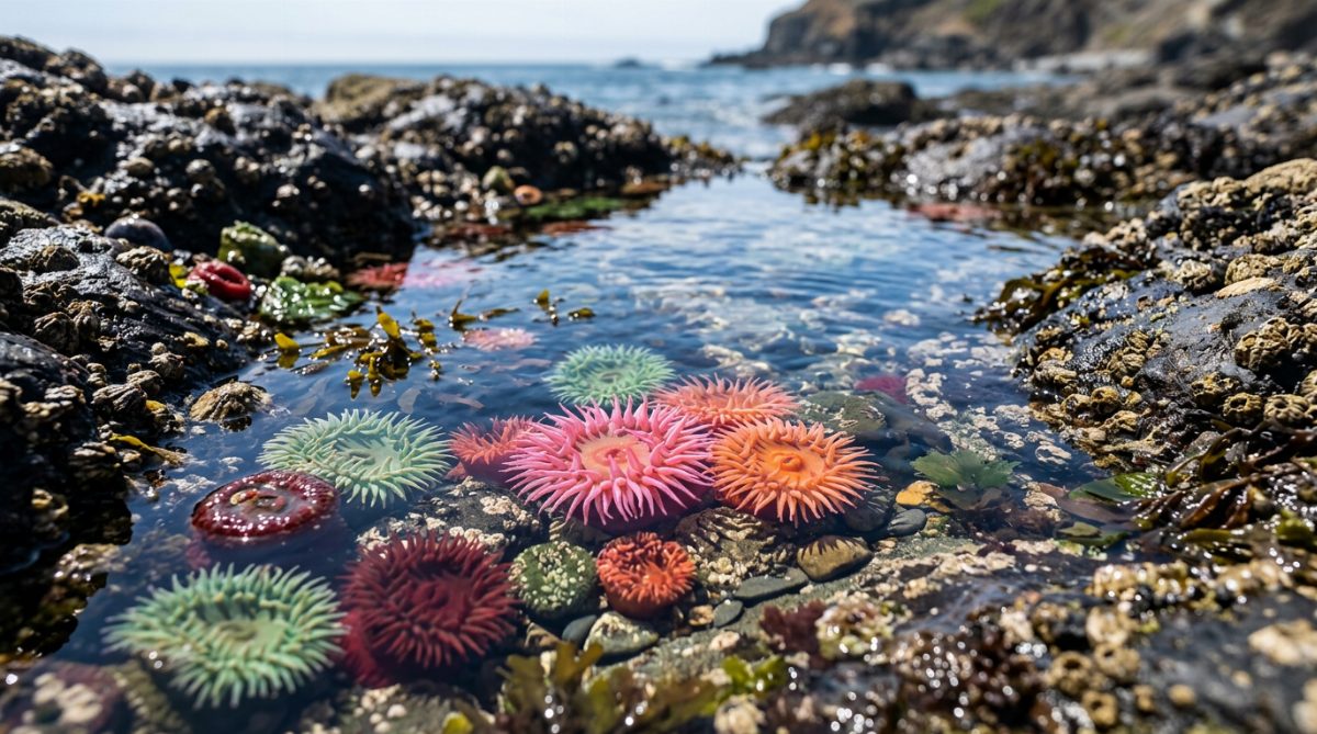 Sea anemones can reproduce by splitting