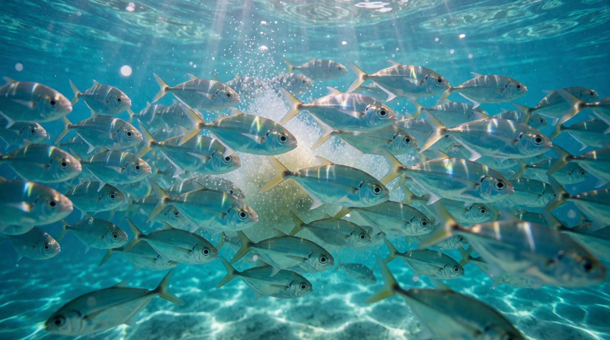 Many fish release eggs and sperm into the water