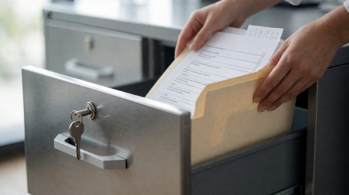 Locking away questionnaires and using made-up names keeps participants' answers confidential