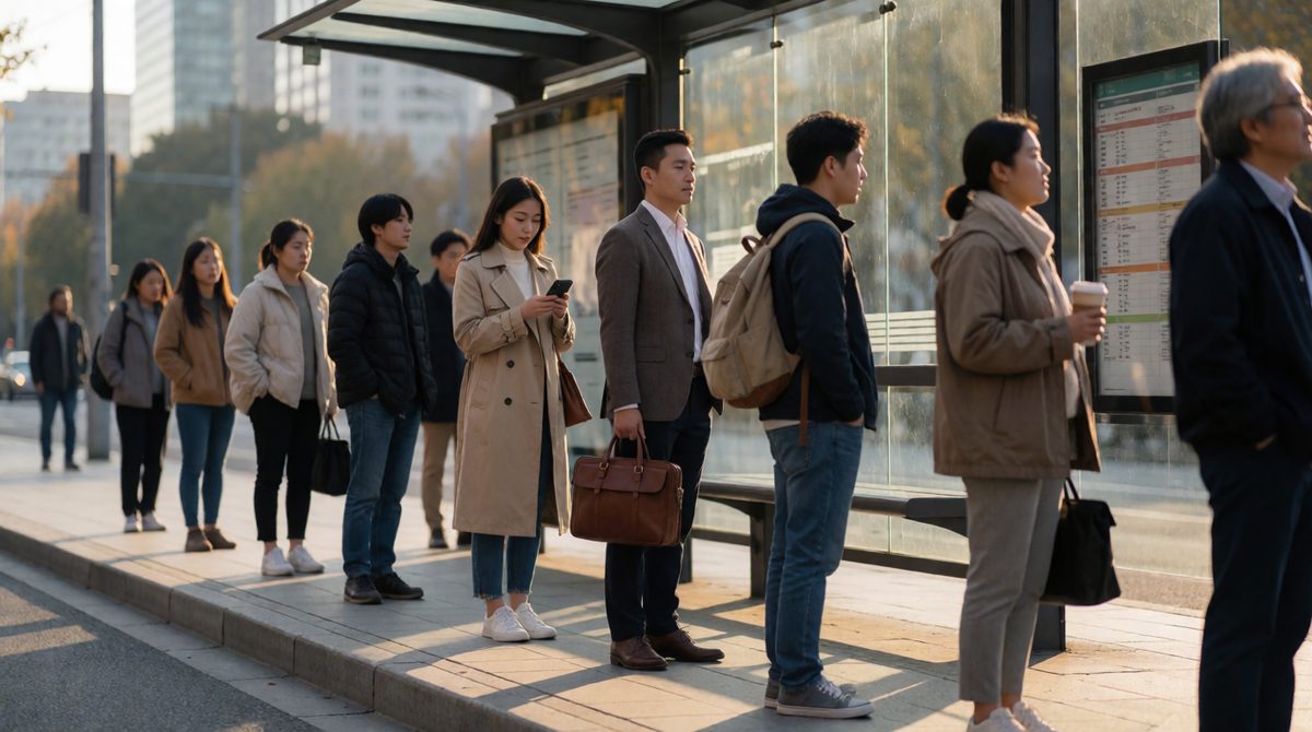 Nobody is born knowing to wait their turn - queueing is a rule people created and passed on, which is social construction