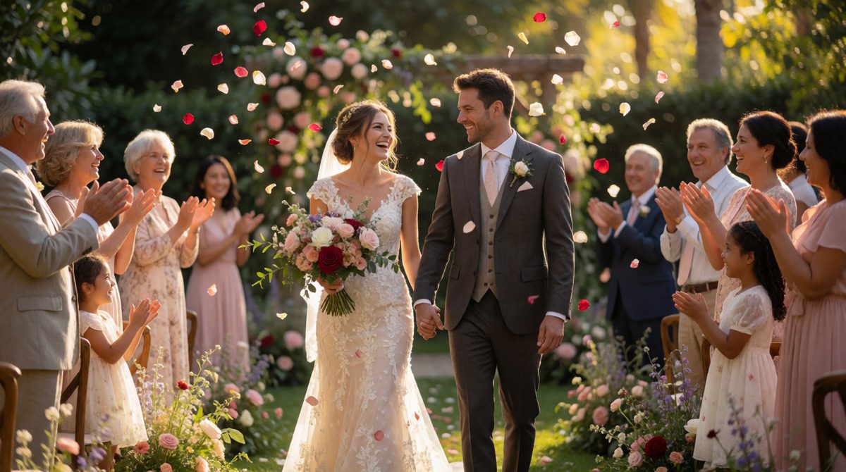 Customs like wedding traditions are passed down from one generation to the next, often marking special occasions