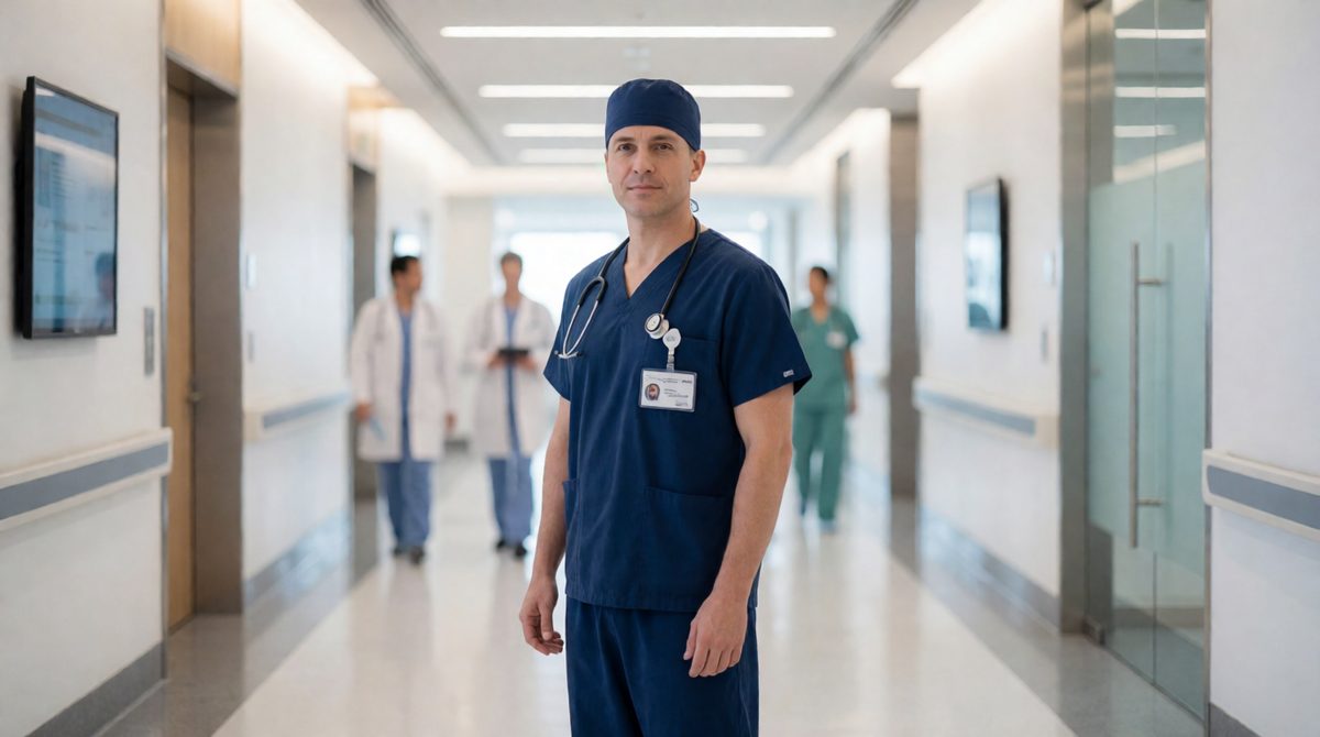 A surgeon's status is achieved through years of training, not given at birth like ascribed status