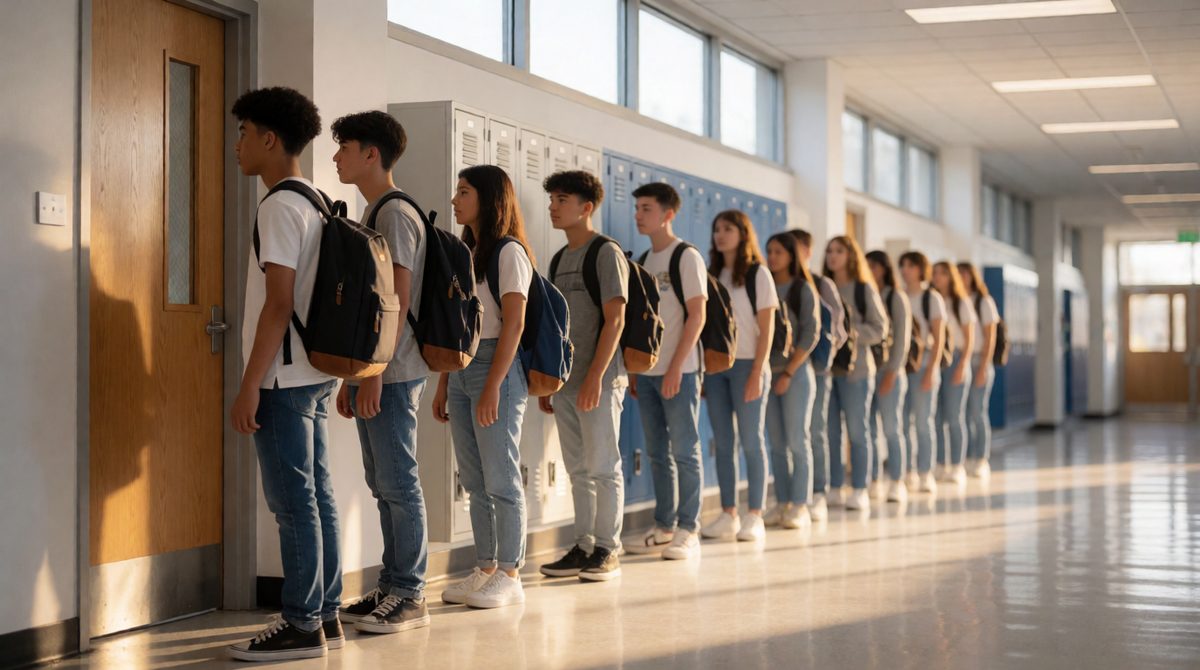 Nobody's forcing this queue - shared norms and social control keep most of us following the rules