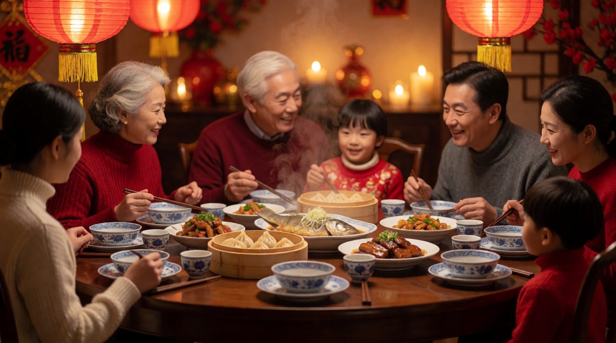 Shared festivals like Chinese New Year give people a strong sense of belonging and ethnic identity