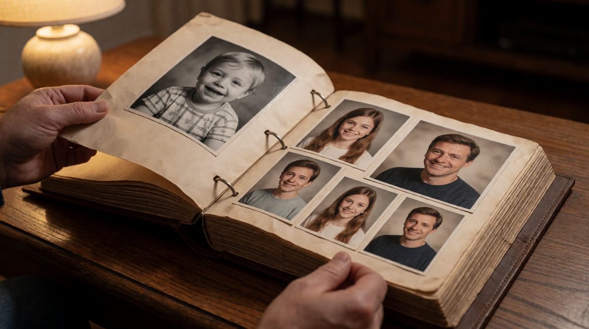 A longitudinal study is like a family photo album - it follows the same people again and again over many years