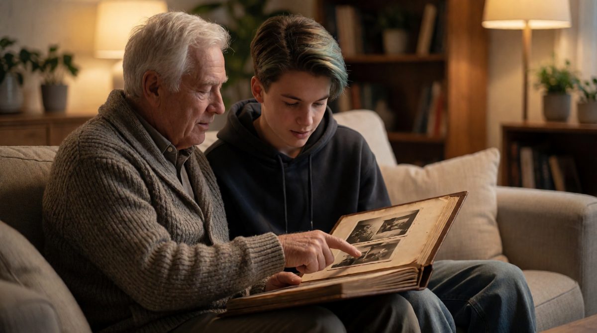 Grandparents' roles were often given at birth; postmodernists say young people today choose their identity