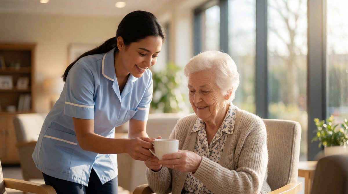 Many women work in caring jobs that are lower paid - one reason the gender pay gap still exists