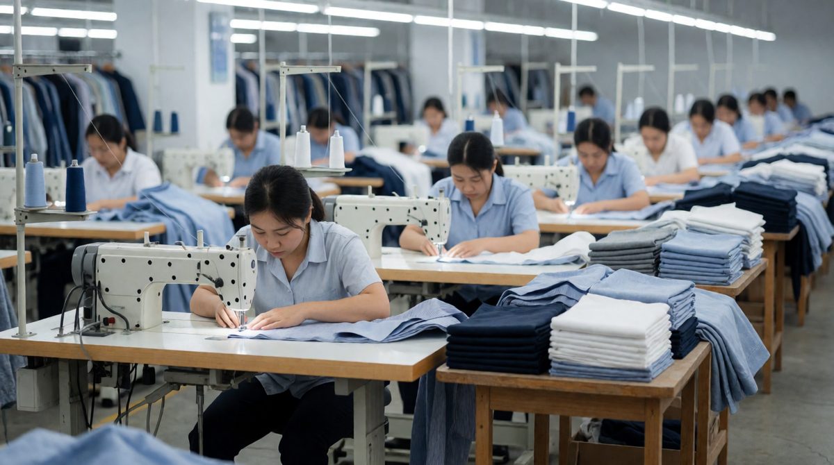The workers sew the shirts, the owner keeps the profit - Marxists call this exploitation of the proletariat