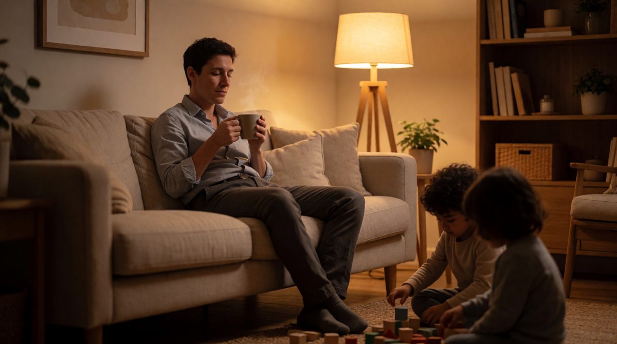 Warm bath theory: Parsons said family life lets stressed working adults relax and unwind at home