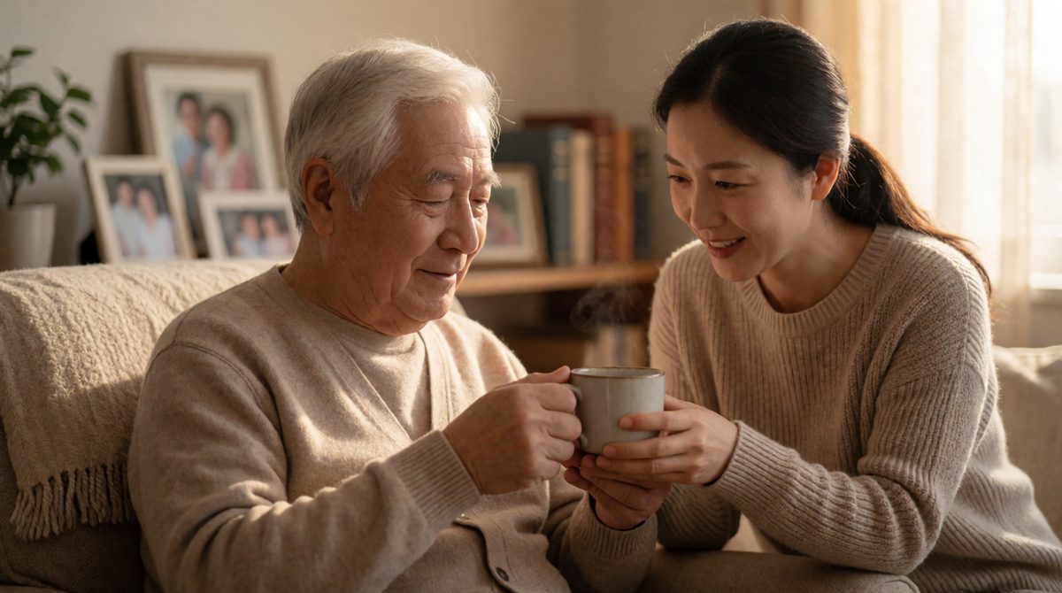 Living longer plus fewer births means an ageing population, so more families care for older relatives