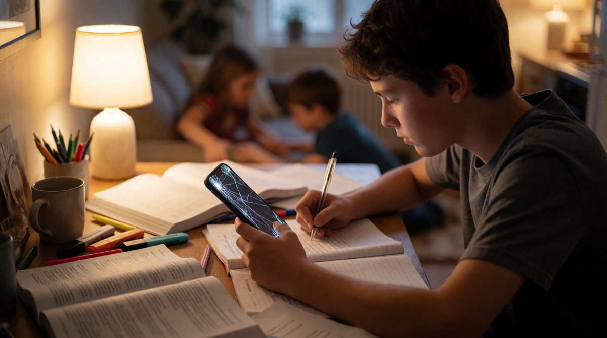 No laptop, no quiet desk: material factors like these can hold poorer pupils back, whatever their ability