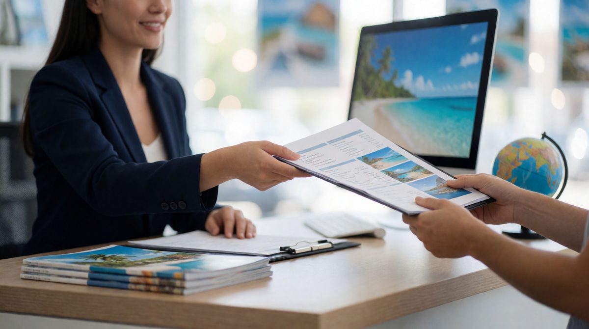 Travel agents sell insurance, car hire and transfers