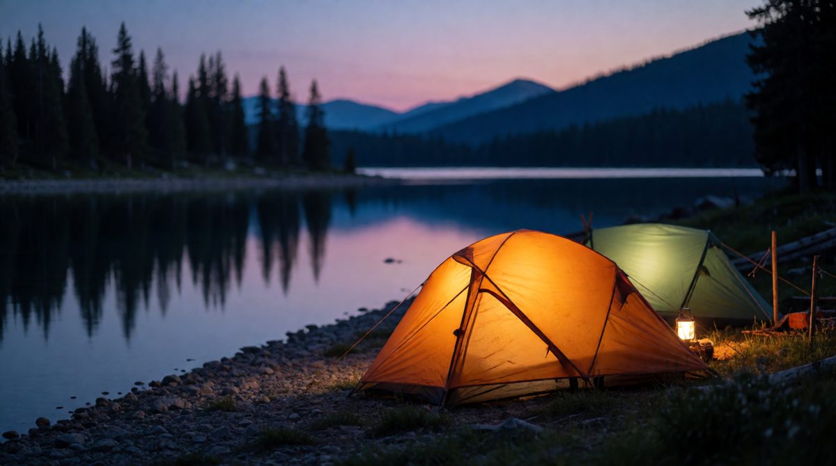 Camping is a popular budget holiday