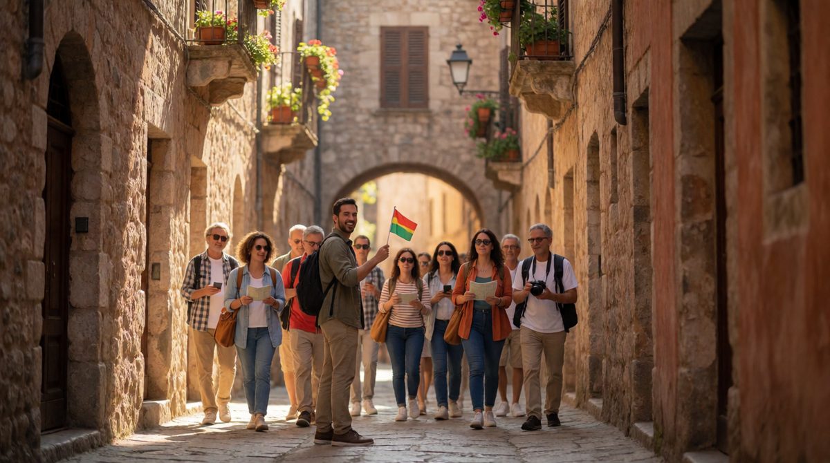 Guided tours help tourists explore