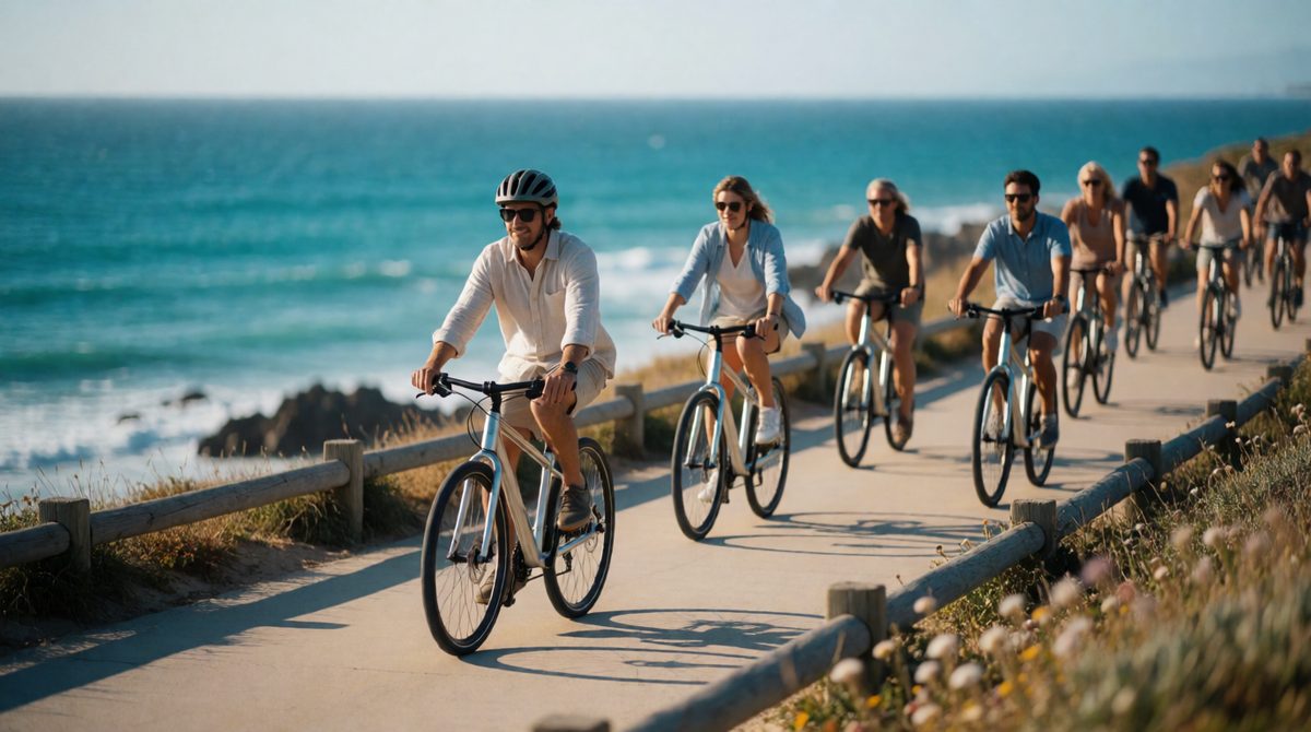 Walking and cycling are sustainable travel choices