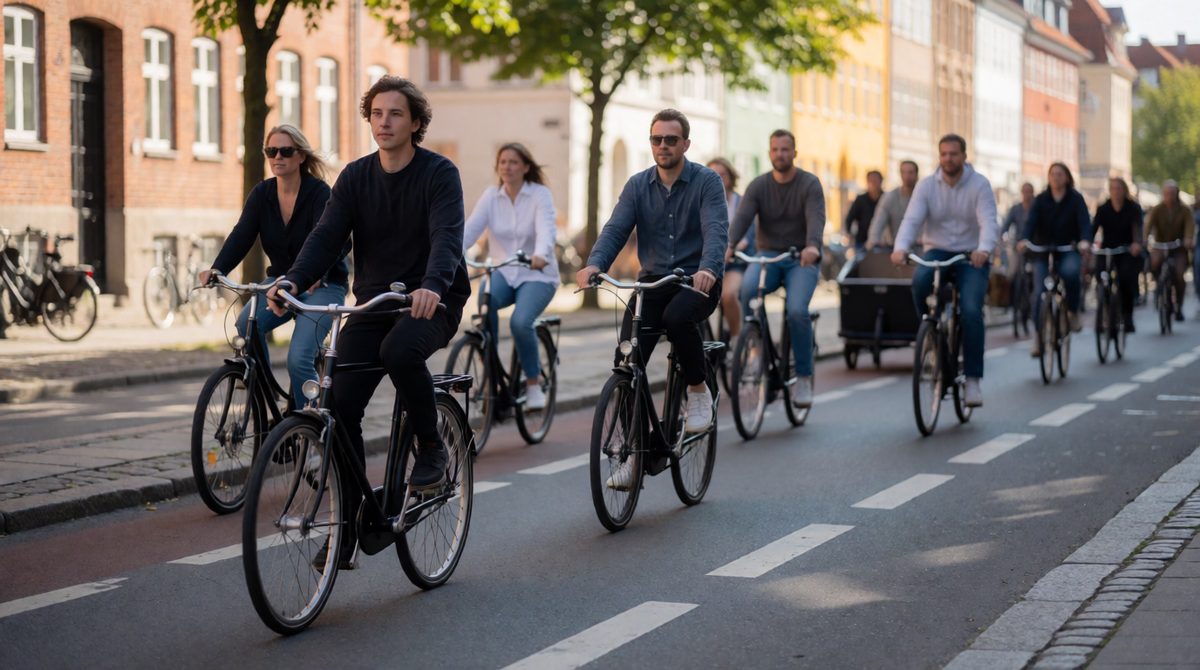 Copenhagen is famous for its cycling infrastructure