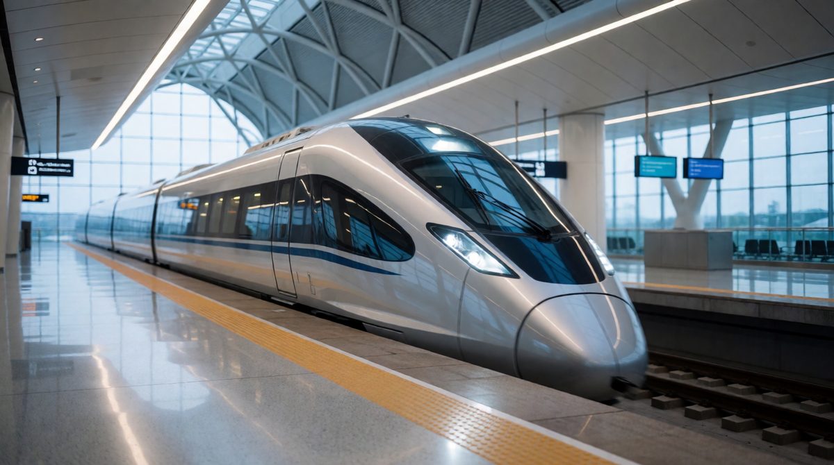Express rail links connect airports to city centres