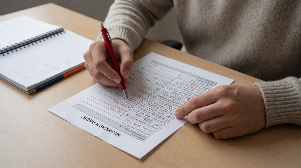 Marking your own work helps you improve