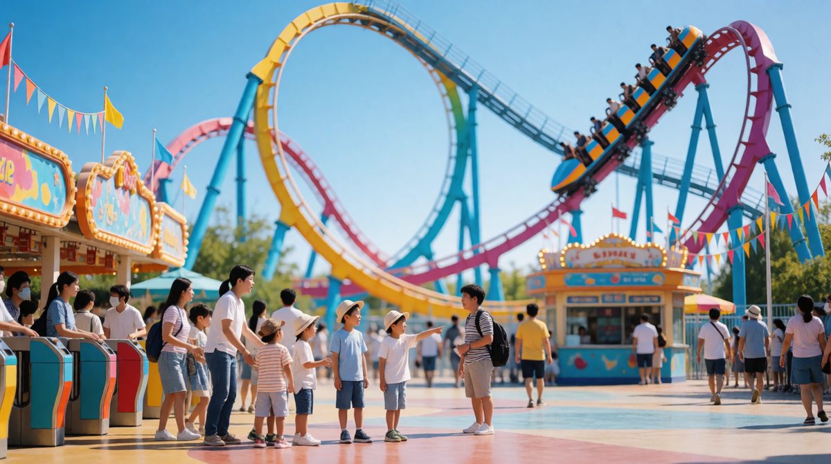 Attractions like theme parks show seasonality and perishability: empty rides in winter, full queues in summer