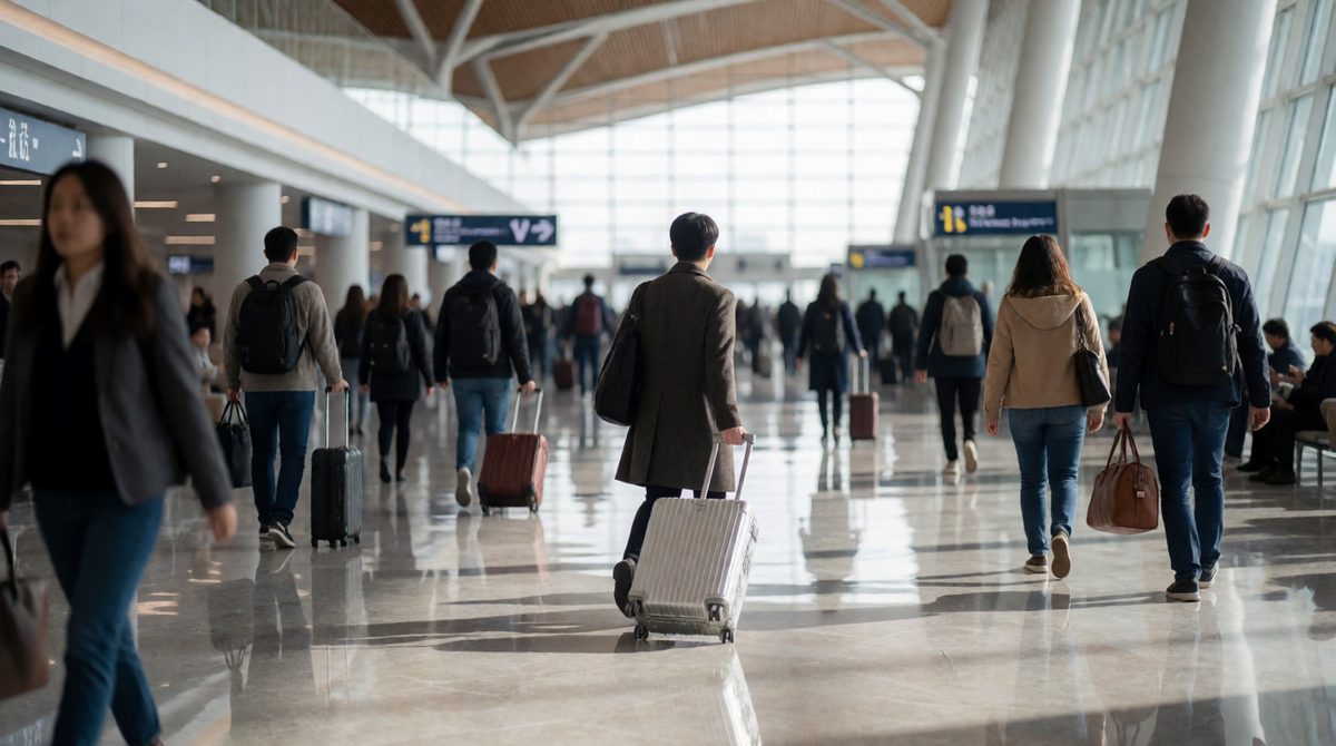 Airports are major gateways for tourists