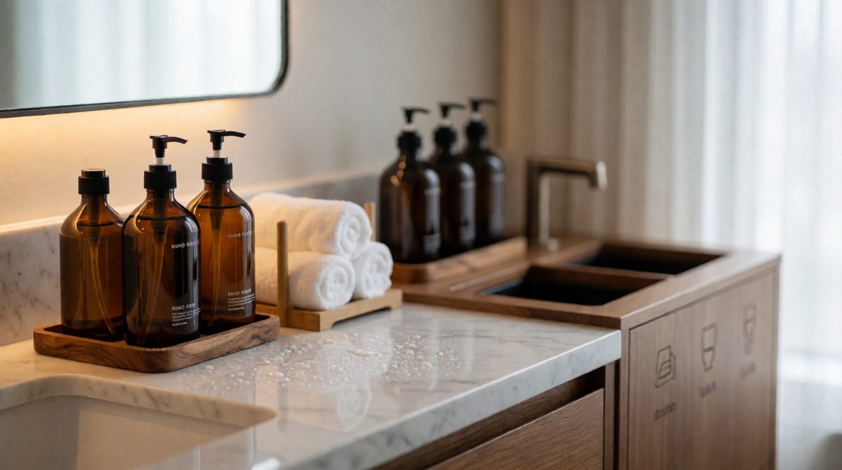 Hotels can reduce, reuse and recycle