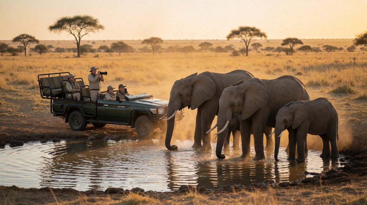 Safari in Botswana - a deliberate strategy of low-volume, high-value tourism protects wildlife while earning income