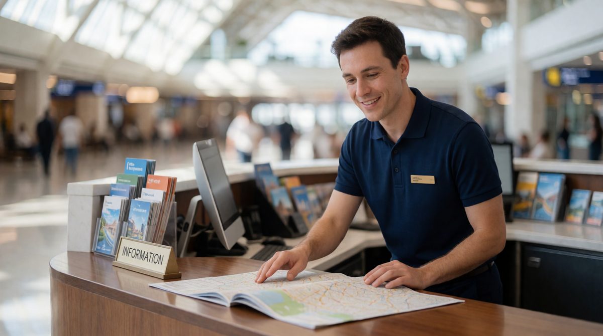 Tourist information centres help visitors