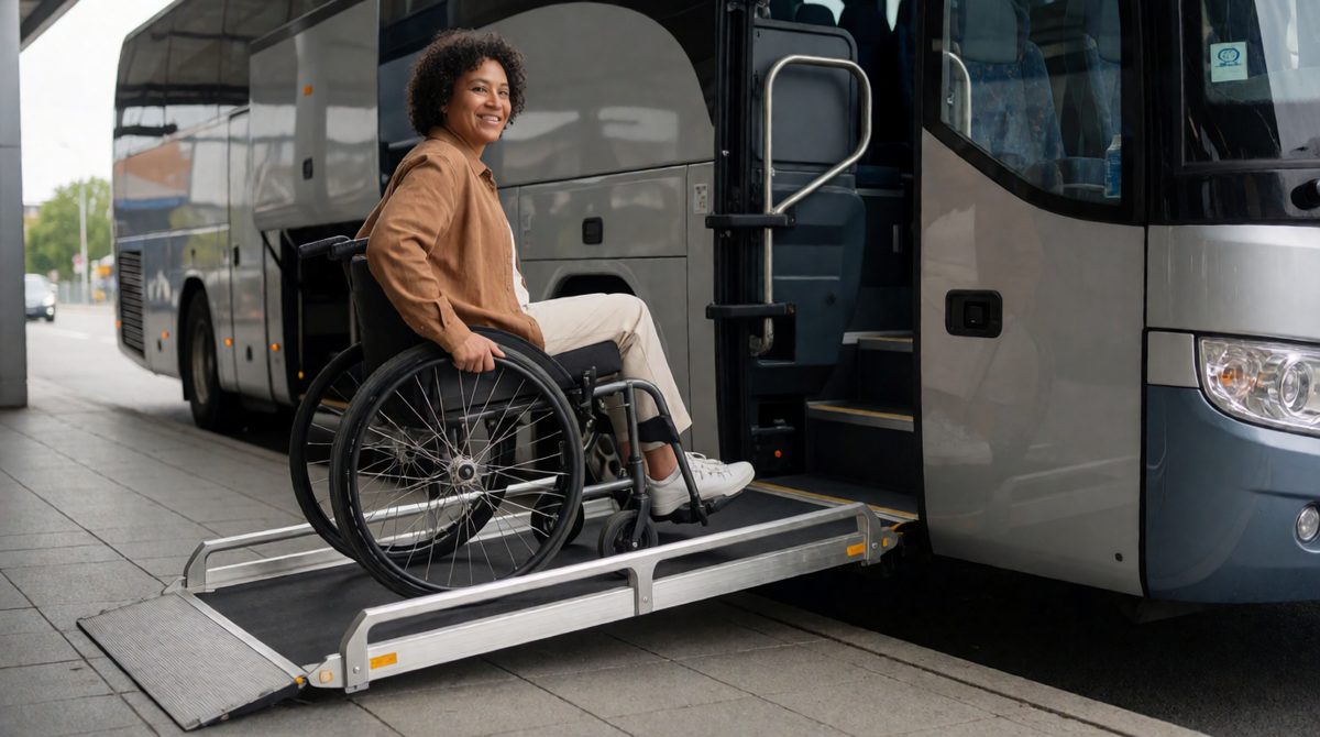 Ramps and lifts help visitors with mobility needs