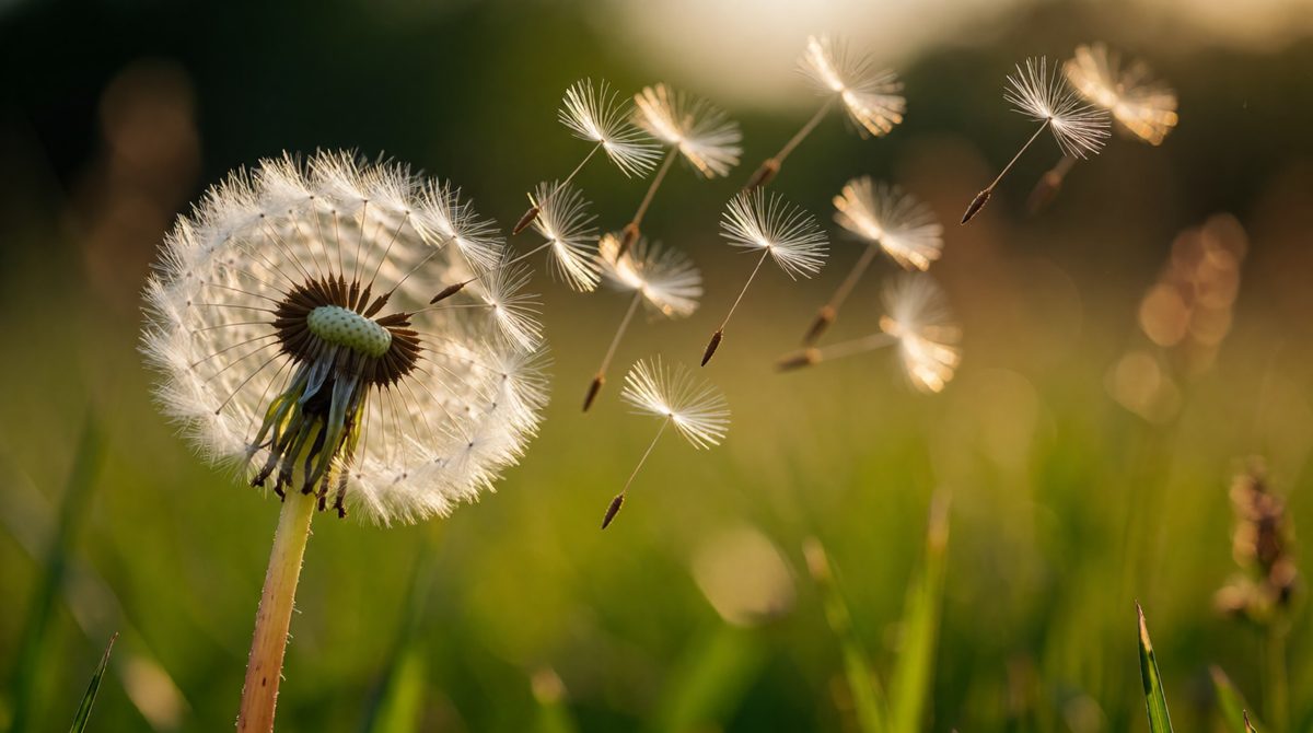Seeds are dispersed by wind, animals and water