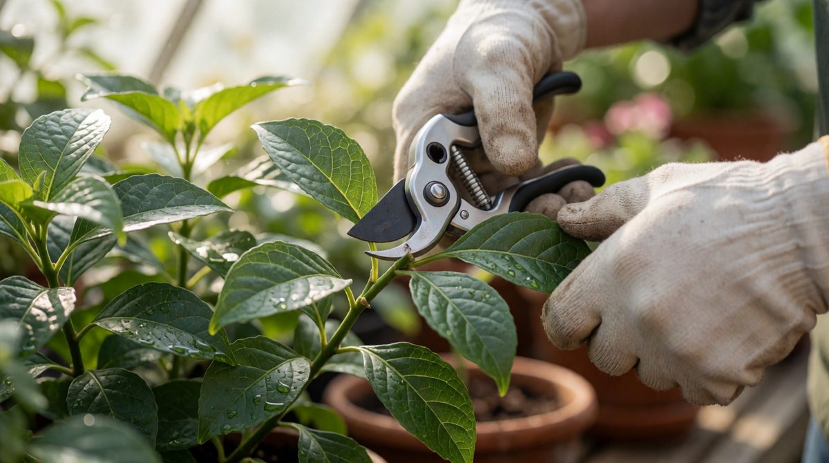Gardeners take cuttings to grow new plants