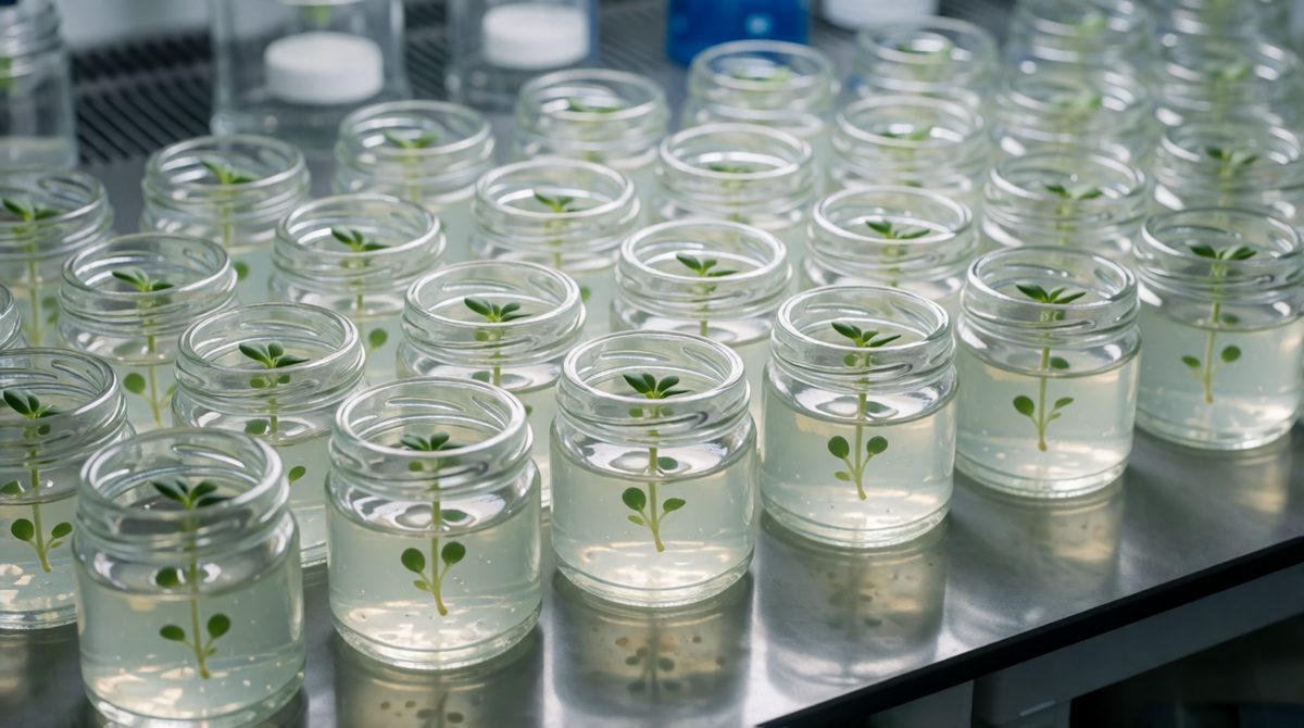 Micropropagation grows thousands of identical plants