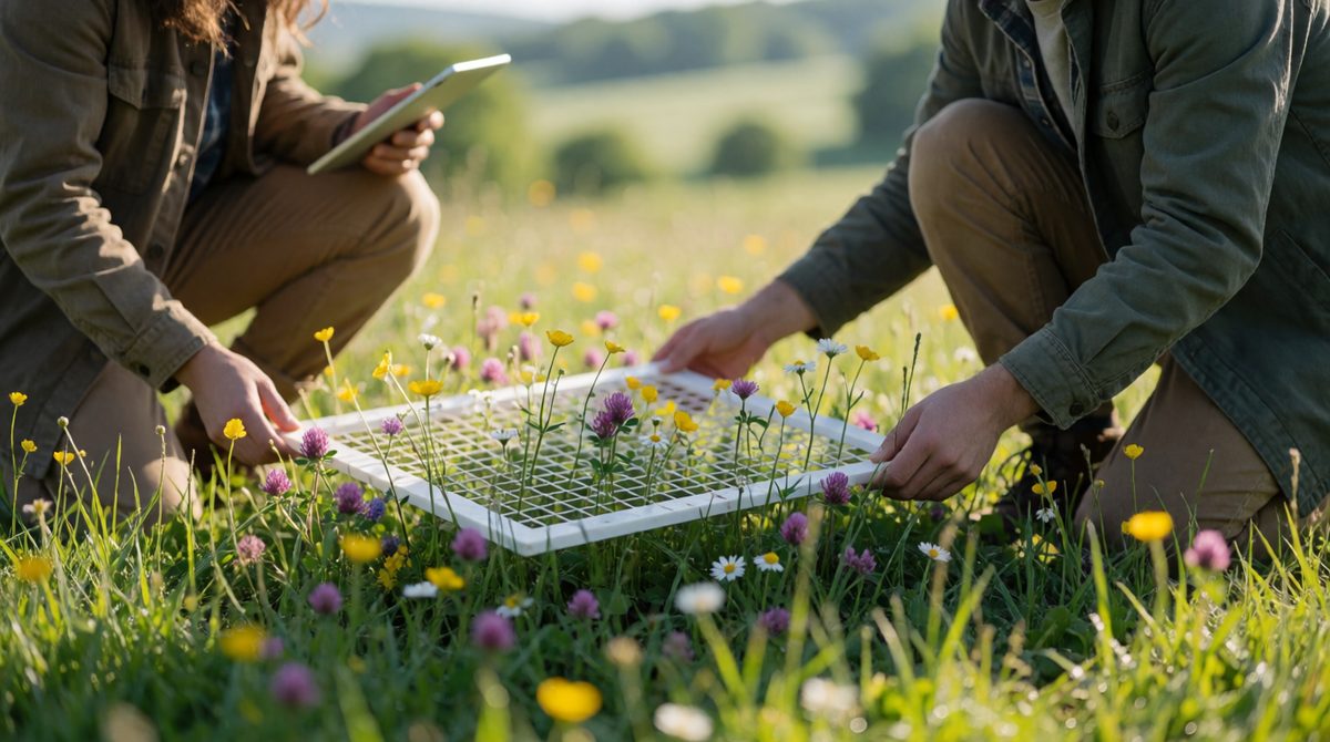 Quadrats estimate plant populations