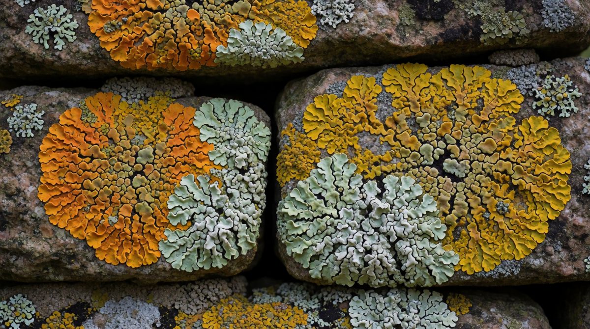 Lichens show how clean the air is